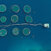 Aquaculture Aerial drone view of large fish farming unit